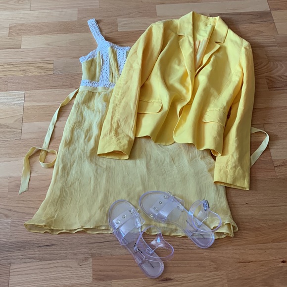 Vintage 🌞💛 100% Silk sundress - Picture 14 of 16